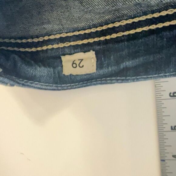 Bke Cropped Denim Jeans  Size 29 - Picture 12 of 16